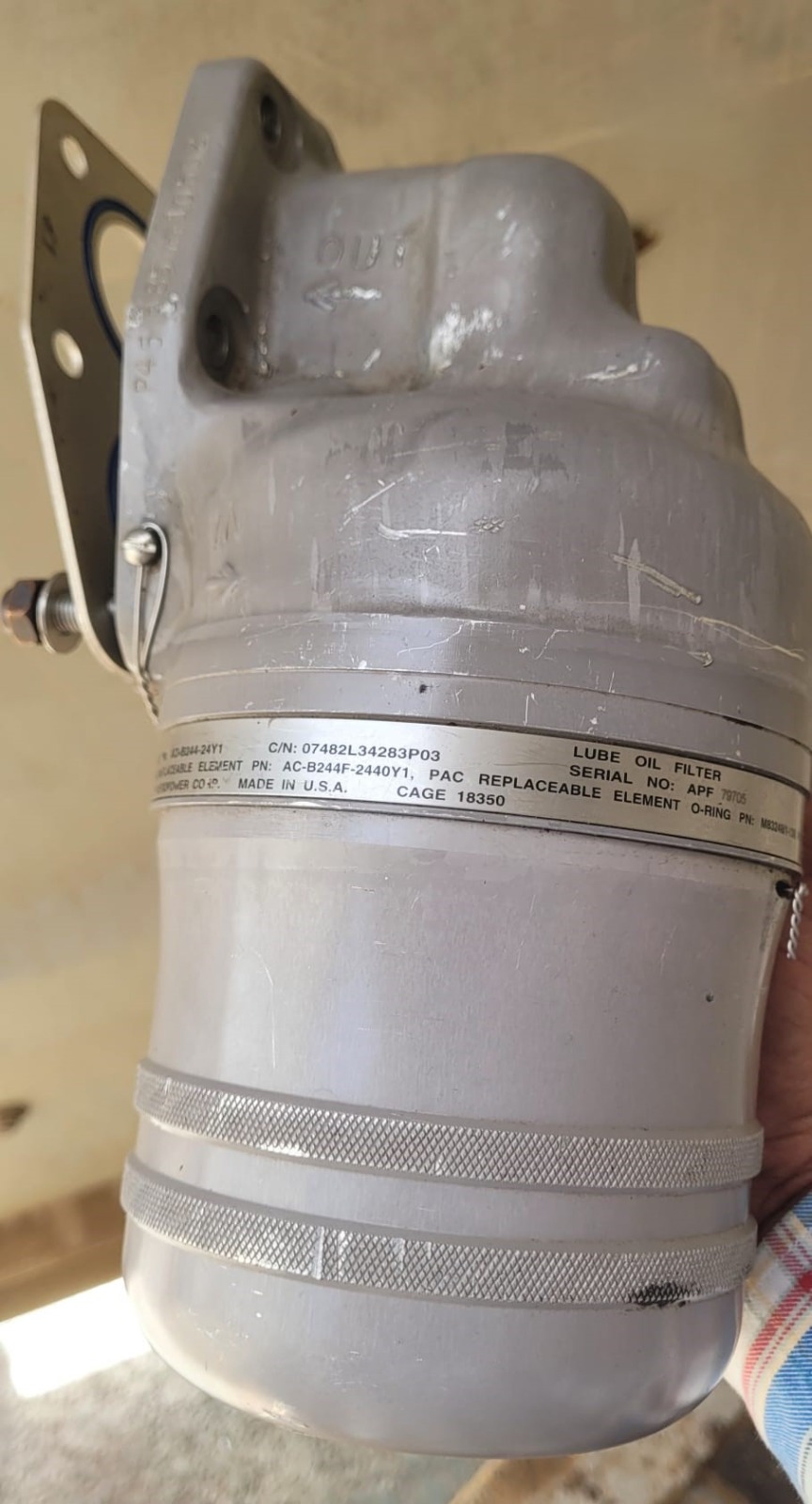 LM6000 Filter, Hydraulic (5 Inch Filter Housing) L34283P03