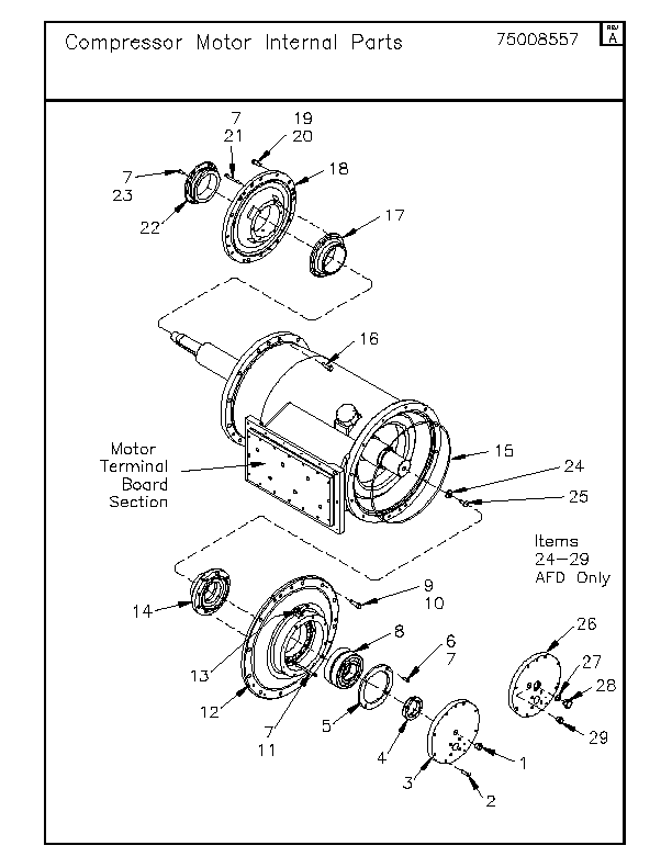 Tube Assembly Orifice .116 ORF01388 COMPRESSOR LEFT HAND MOTOR INTERNAL PARTS | COMPRESSOR RIGHT HAND MOTOR INTERNAL PARTS