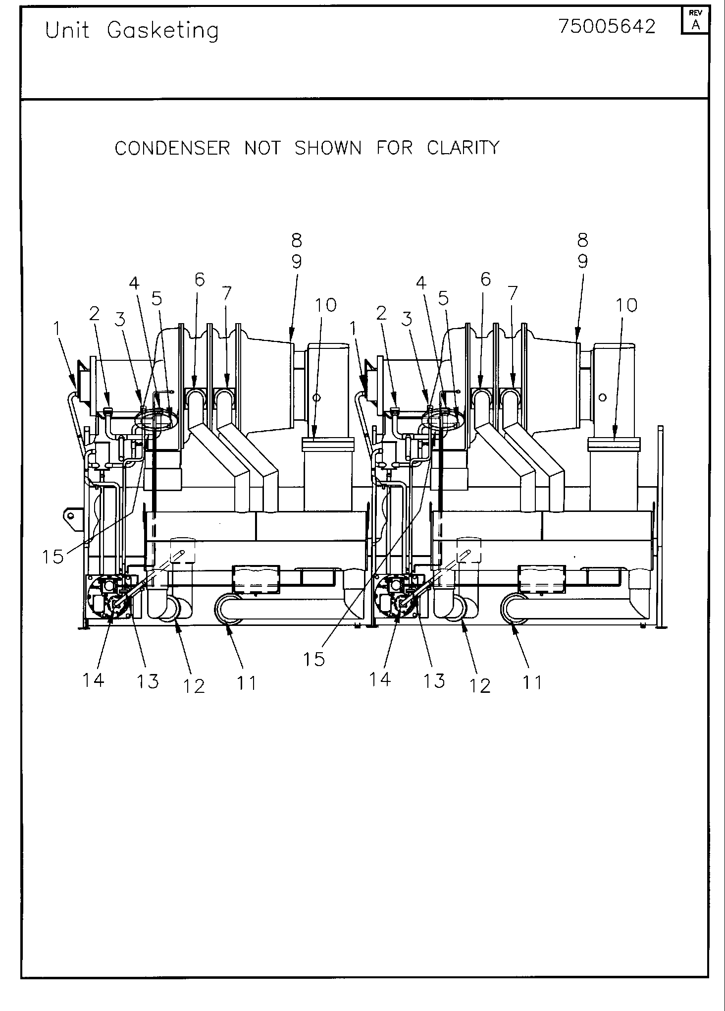 Volute Drain Gasket GKT03668 UNIT GASKETING